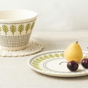 竹纖維環保餐碗 - 綠色